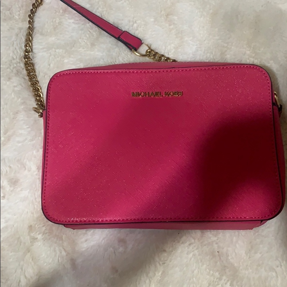 Pink Michael Kors crossbody
